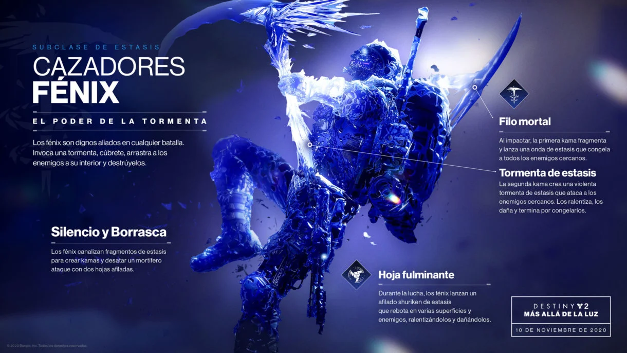 Destiny 2 Cazadores Fenix