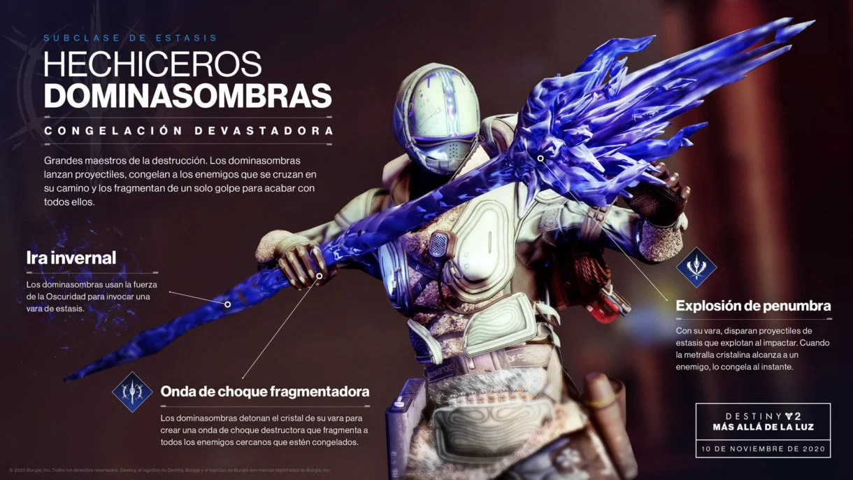 Destiny 2 Habilidades Dominasombras