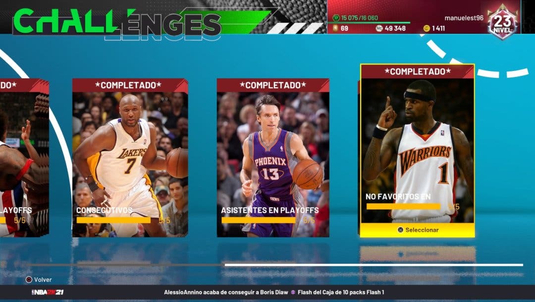 NBA 2K21 MyTeam requisitos, y objetivos del