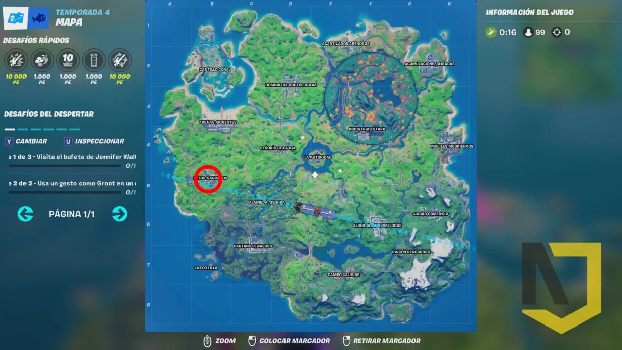 Fortnite desafios 4 3