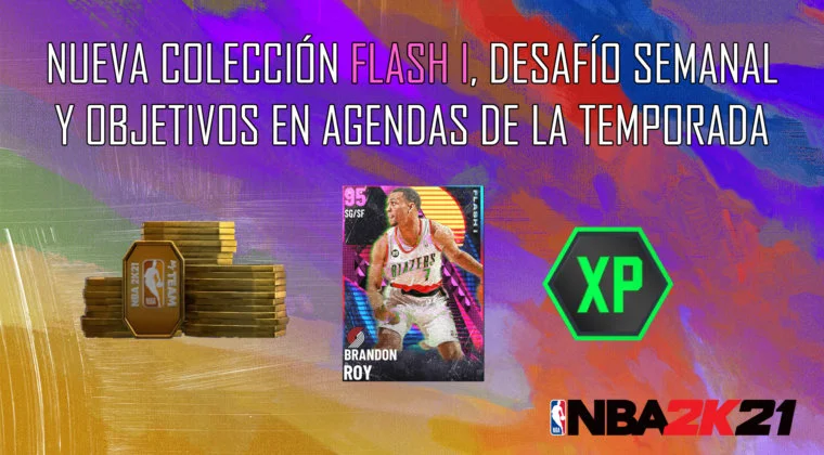Imagen de NBA 2K21 MyTeam: nueva colección Flash I, desafío semanal y objetivos en Agendas de la Temporada