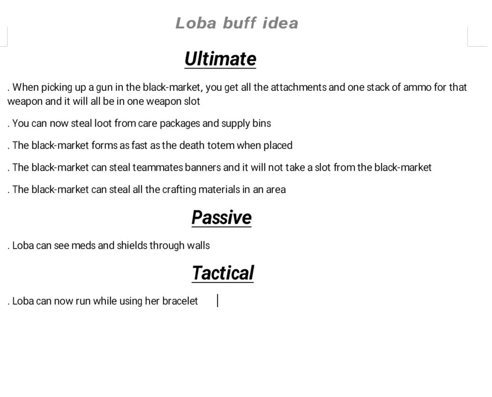apex legends loba buff