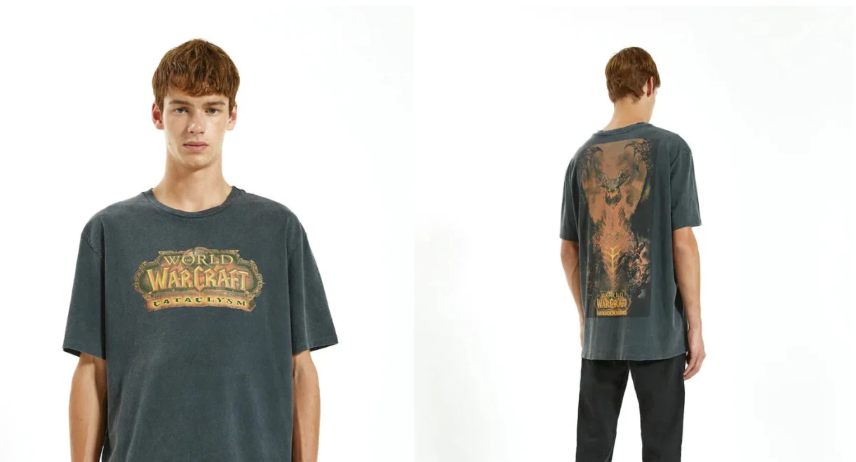 camiseta wow