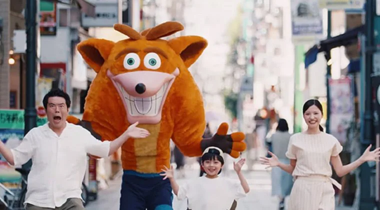 Imagen de Crash Bandicoot 4: It's About Time se promociona en Japón con un curioso spot para TV