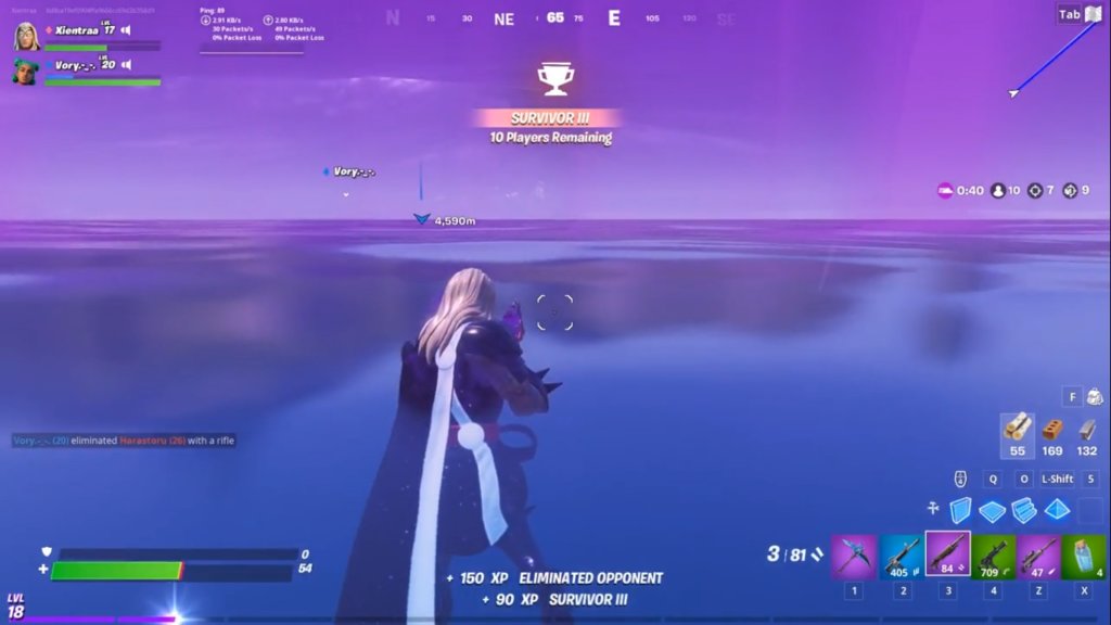 fortnite bug tormenta