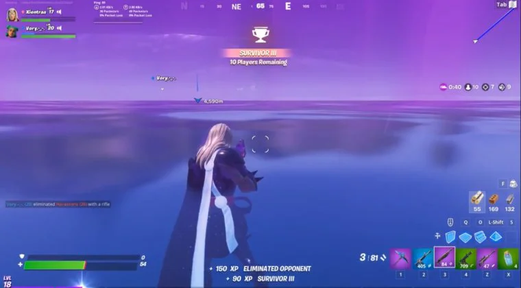 Imagen de Así es el bug de Fortnite que te manda a morir contra la tormenta