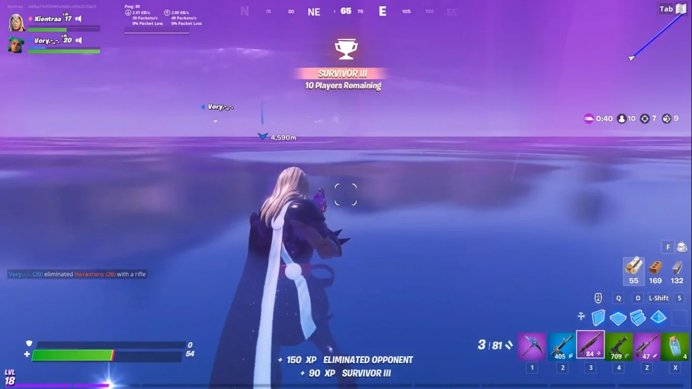 fortnite bug tormenta