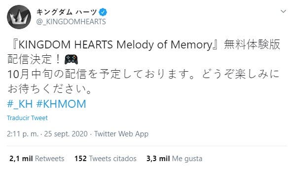 kingdom hearts melody of memory 1