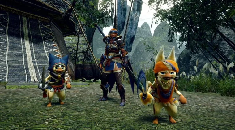 Imagen de Monster Hunter Rise nos presenta a los ayudantes de caza en un pequeño clip