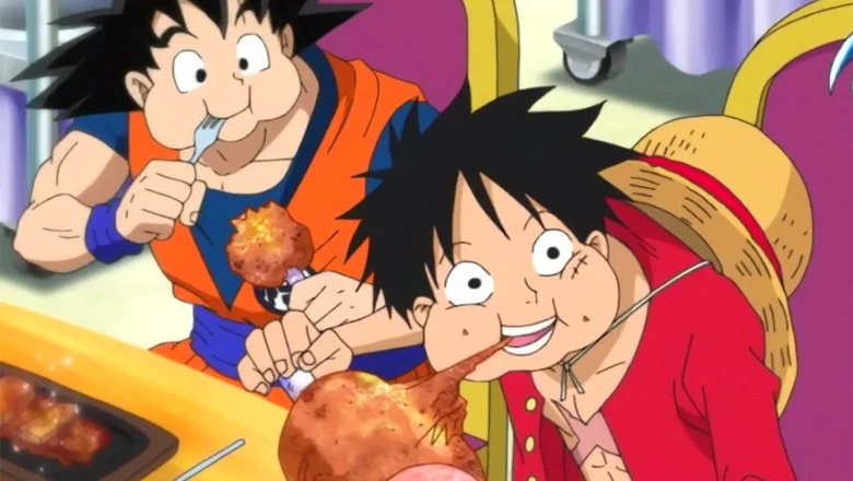 one piece dragon ball