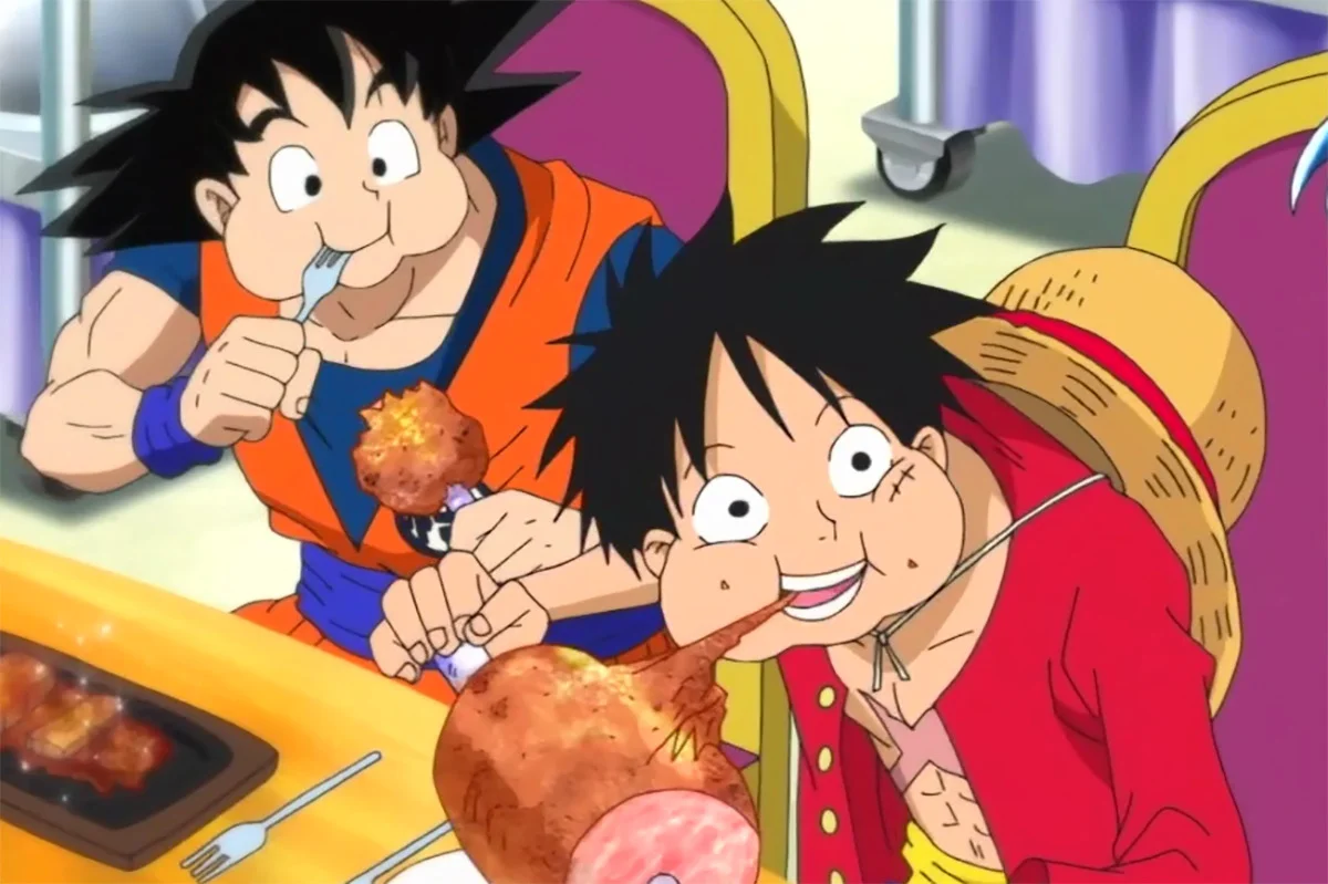 one piece dragon ball
