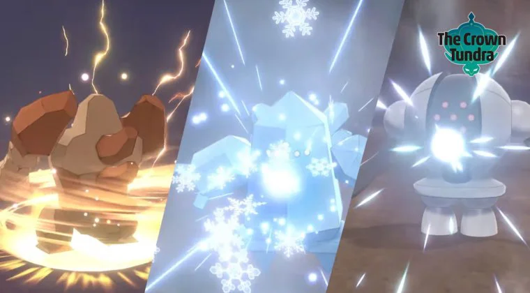 Imagen de Pokémon Espada y Escudo muestra Pokémon y regiones de Las Nieves de la Corona, su segundo DLC