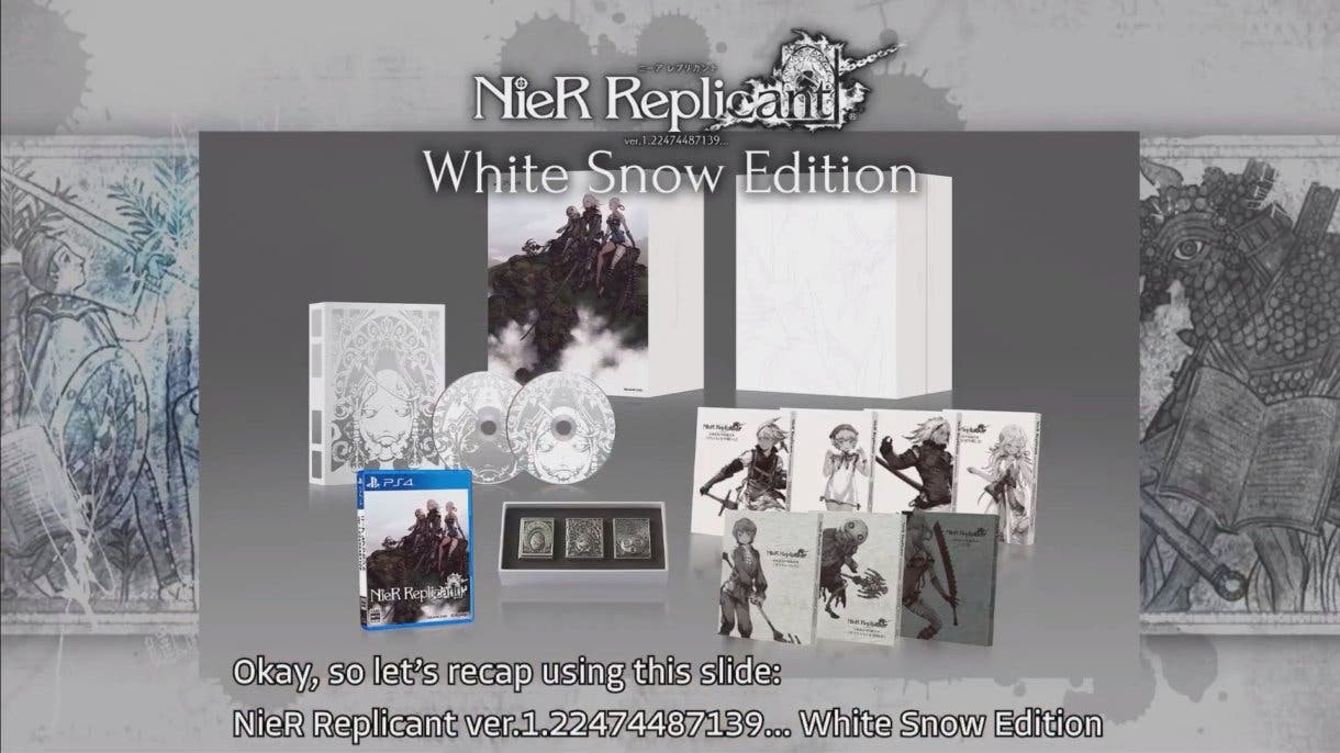 Así es la increíble White Snow Edition de NieR: Replicant