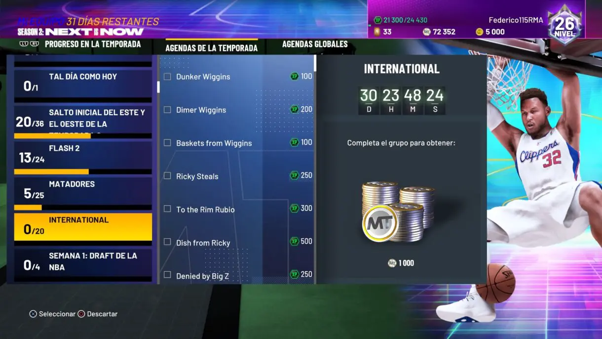 NBA 2K21 MyTeam International