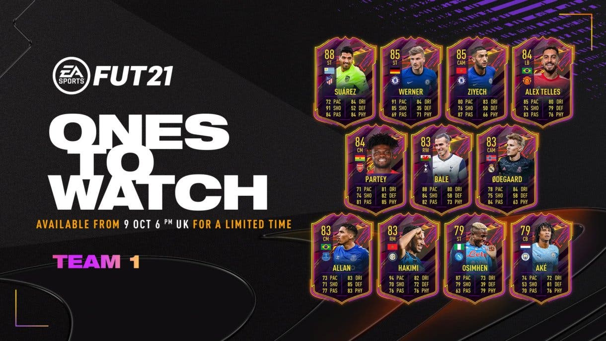 FIFA 21 Ultimate Team Ones to Watch (OTW)