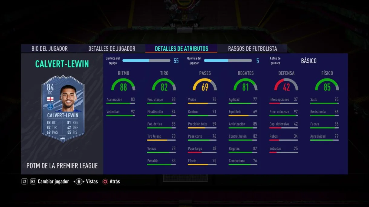 Calvert-Lewin POTM FIFA 21 Ultimate Team