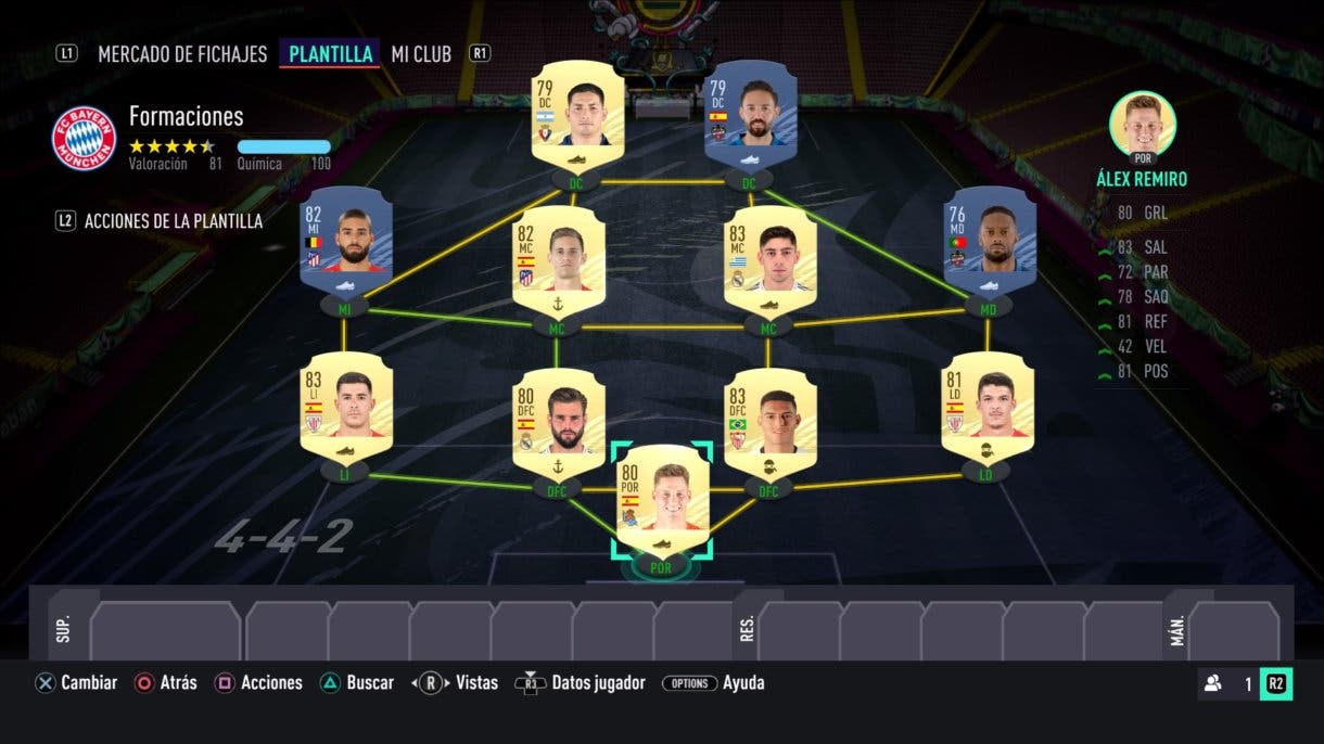 FIFA 21 Ultimate Team 4-4-2