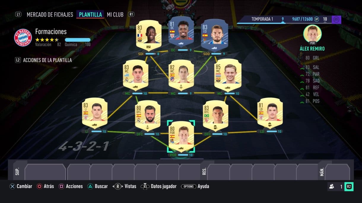 FIFA 21 Ultimate Team 4-3-2-1