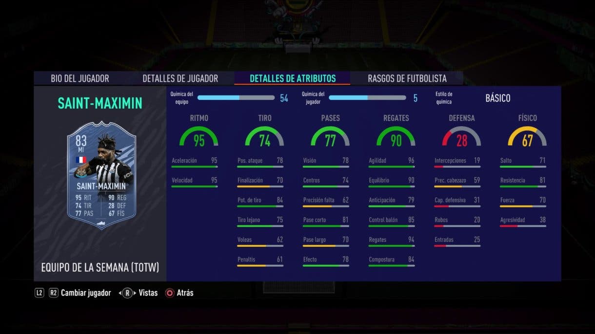 Saint-Maximin IF FIFA 21 Ulitmate Team