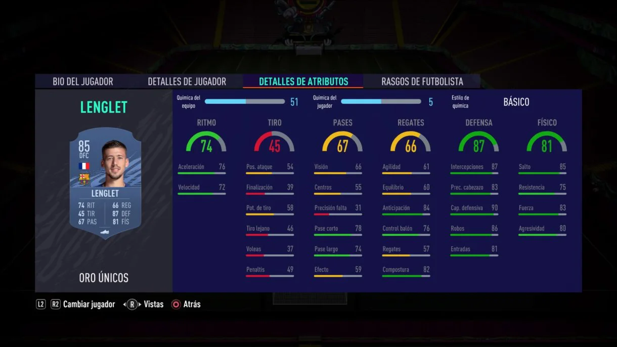 Lenglet FIFA 21 Ultimate Team