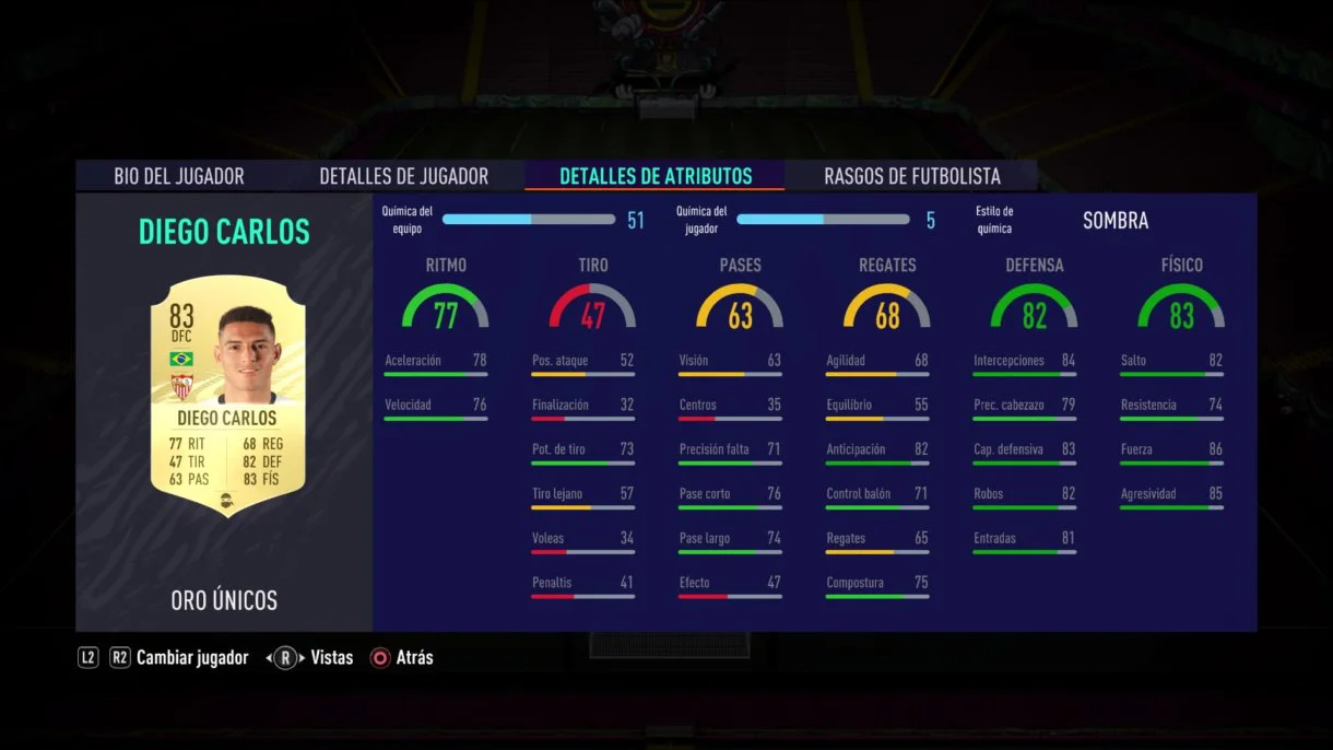 Diego Carlos FIFA 21 Ultimate Team
