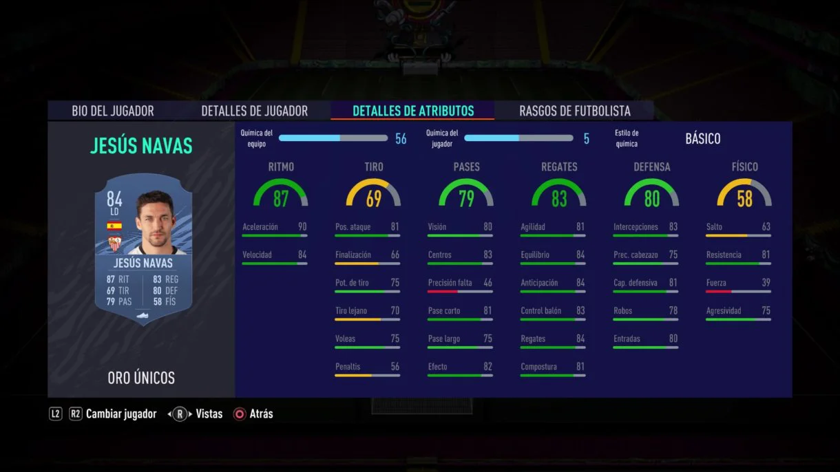 Jesús Navas FIFA 21 Ultimate Team