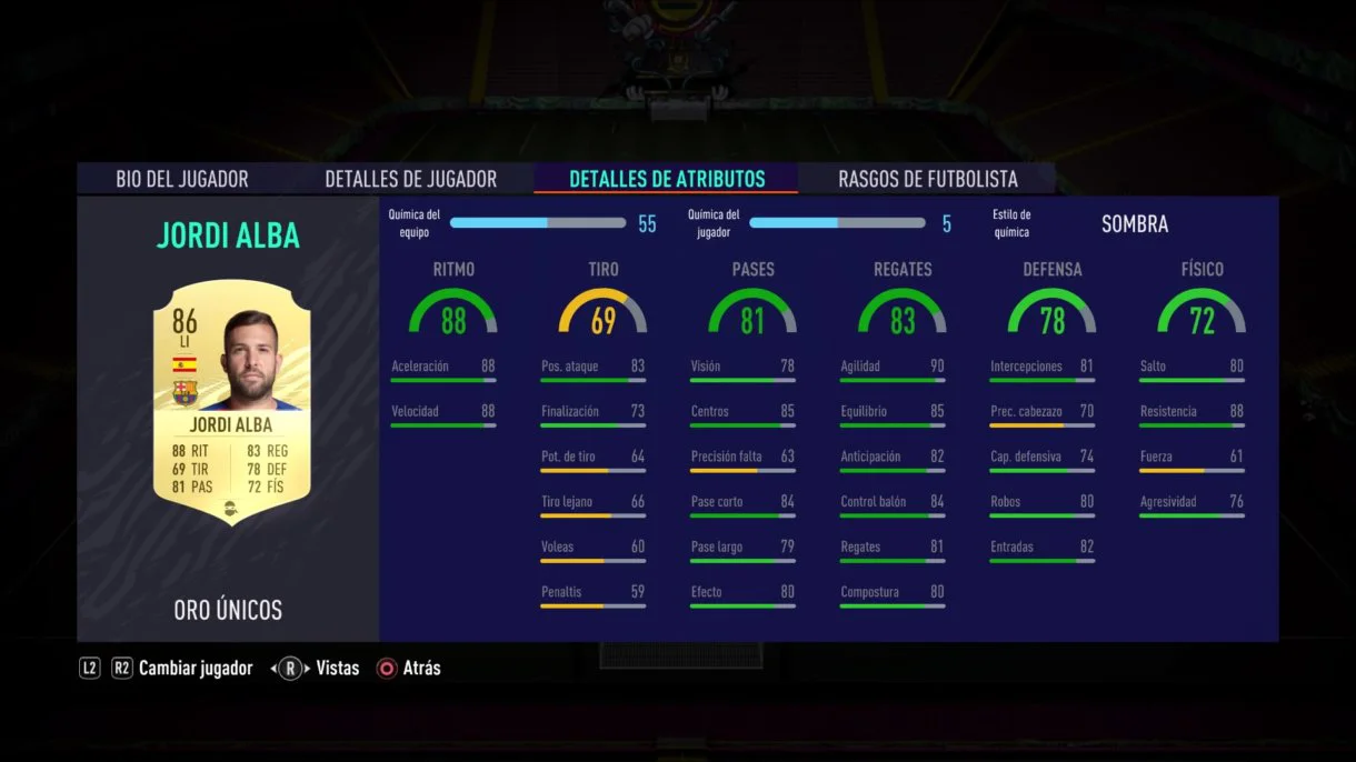 FIFA 21 Ultimate Team Jordi Alba