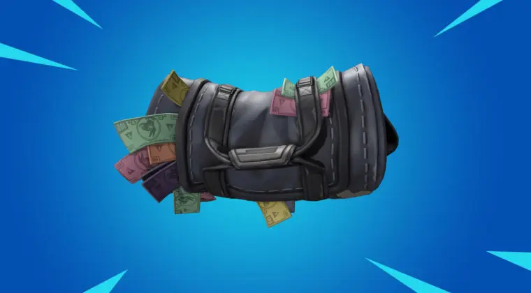 Imagen de Fortnite recibiría un nuevo objeto con forma de fajos de billetes para usar en las partidas