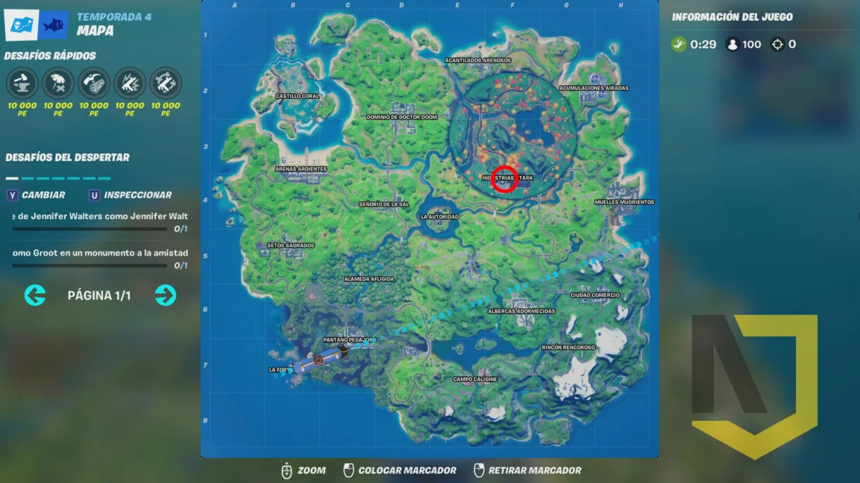 Fortnite desafios 4