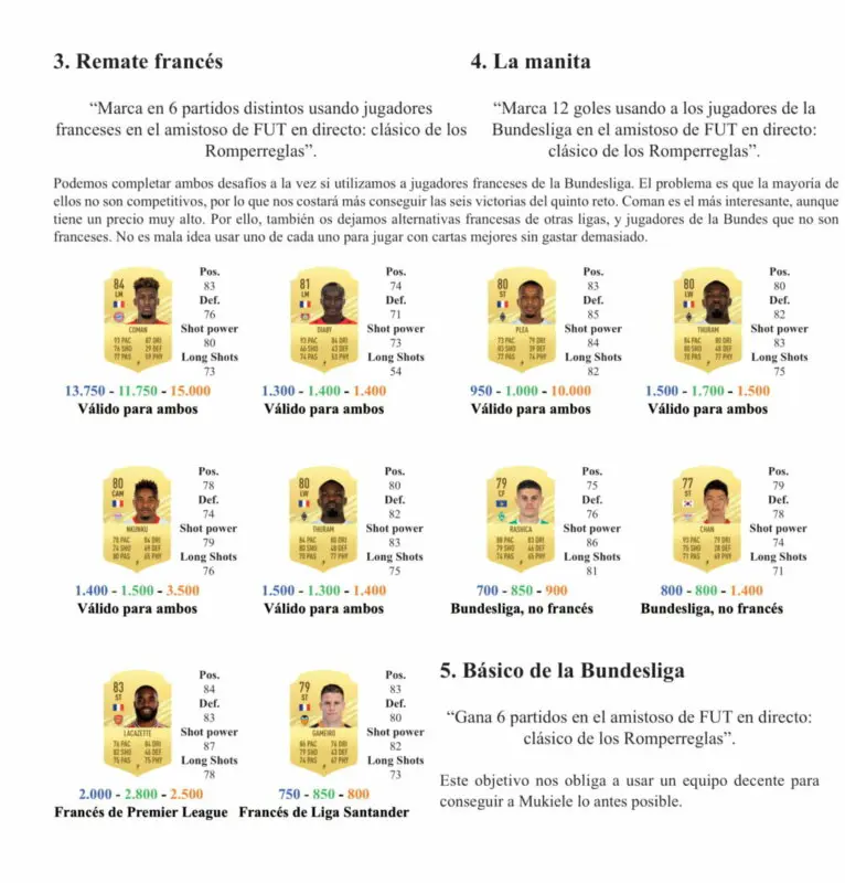 FIFA 21 Ultimate Team Guía Nordi Mukiele Rulebreakers