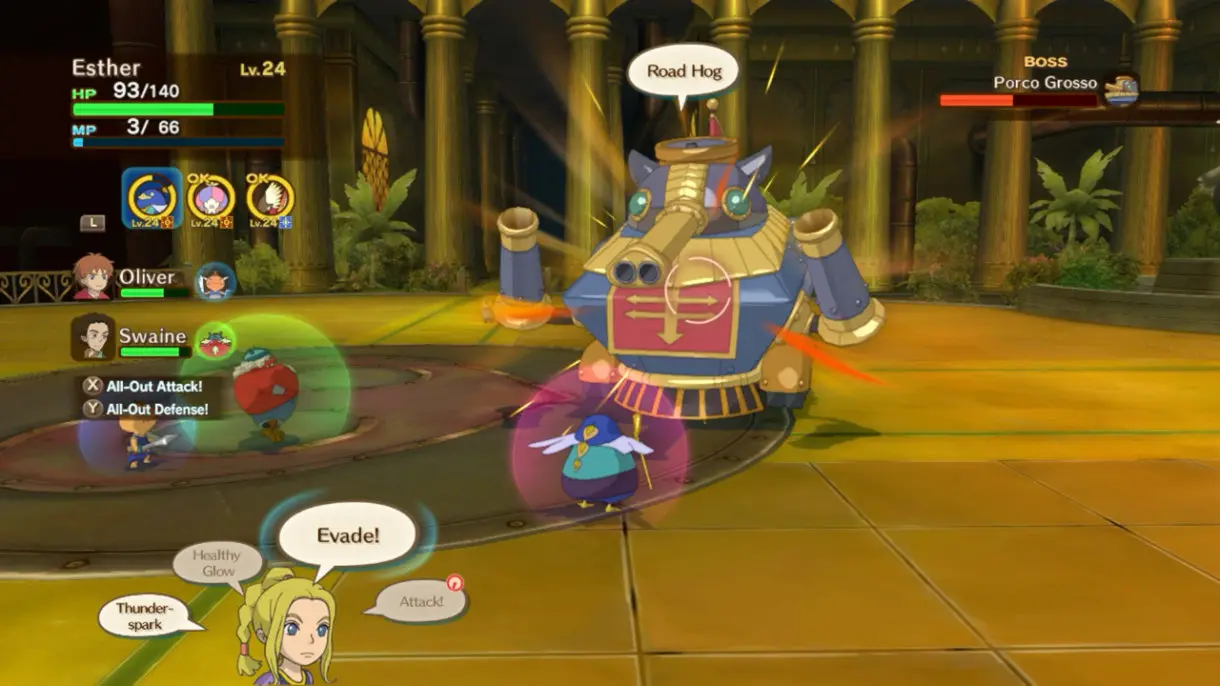 Ni no Kuni combate