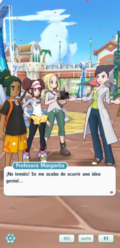 Pokémon Masters Profesora Margarita Nanci Violeta Tilo