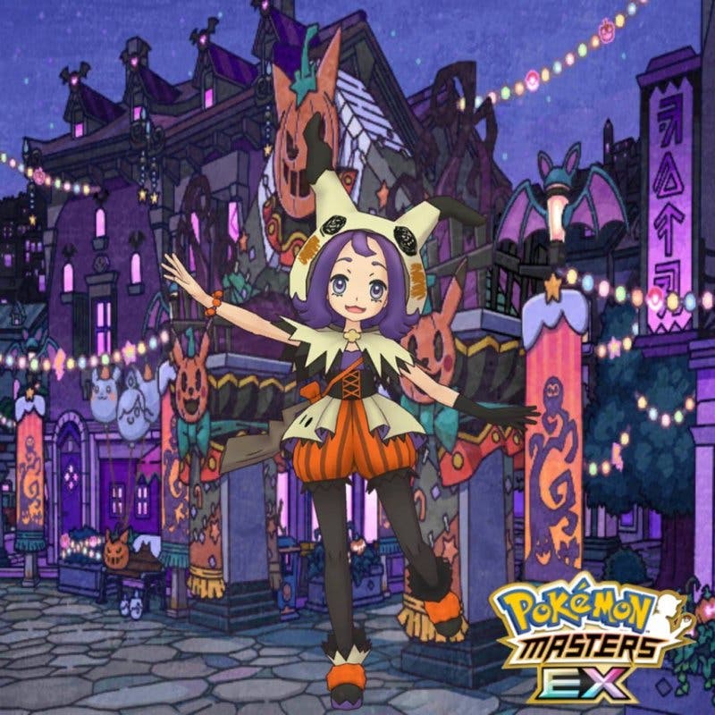 Pokémon Masters Zarala traje Halloween