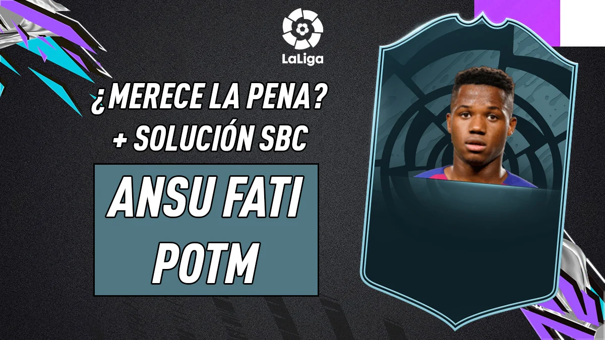 FIFA 21 Ultimate Team Ansu Fati POTM