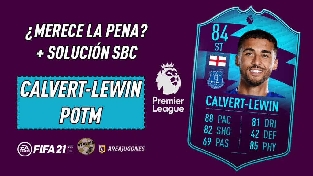Calvert-Lewin POTM Septiembre Premier League FIFA 21 Ultimate Team