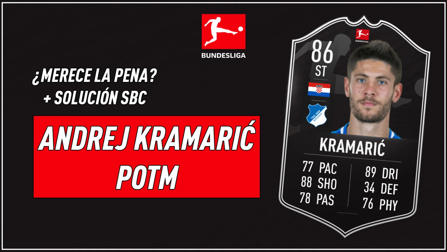 FIFA 21 Ultimate Team Kramaric POTM Bundesliga