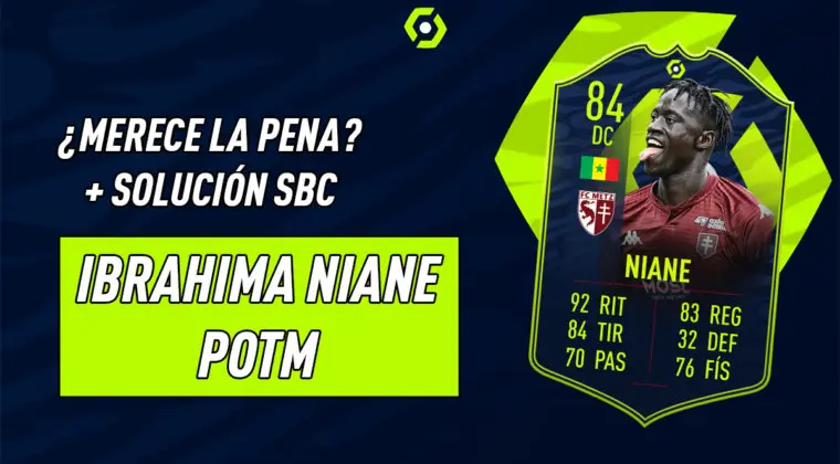 Imagen de FIFA 21: ¿Merece la pena Niane POTM de la Ligue One? + Solución de su SBC