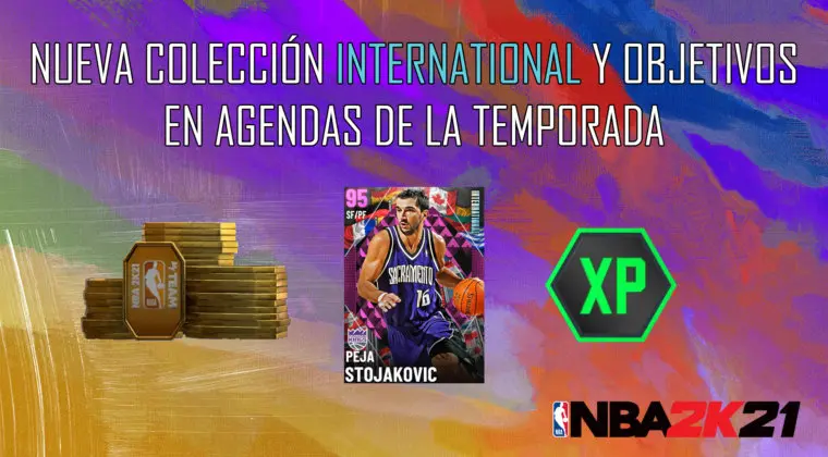 Imagen de NBA 2K21 MyTeam: nueva colección International, desafío "Bajo los focos" y objetivos en Agendas de la Temporada