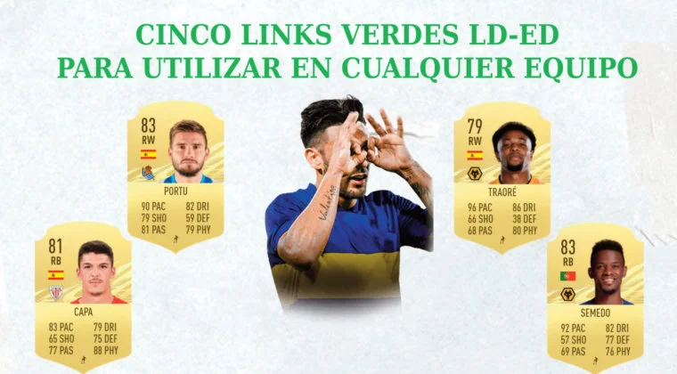 Imagen de FIFA 21: cinco links verdes interesantes LD-ED para usar en cualquier equipo