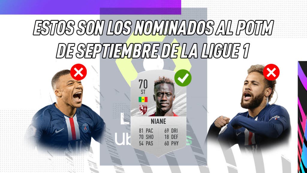 FIFA 21 Ultimate Team Nominados POTM Septiembre Ligue 1 SBC