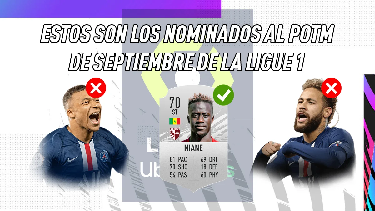 FIFA 21 Ultimate Team Nominados POTM Septiembre Ligue 1 SBC