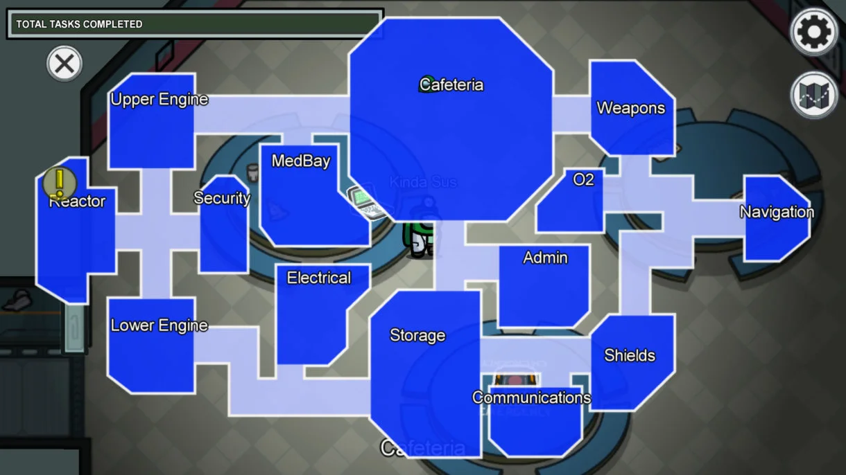 among us skeld mapa 1