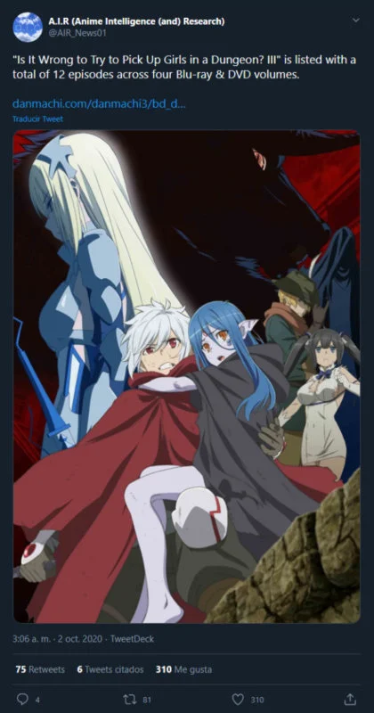 danmachi s3