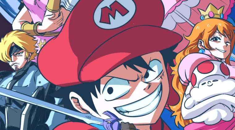 Imagen de One Piece y Super Smash Bros. se fusionan en un increíble arte