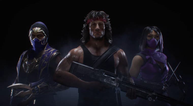 Imagen de Mortal Kombat 11 presenta el Kombat Pack 2 y muestra a Rambo, Mileena y Rain en acción con un primer tráiler