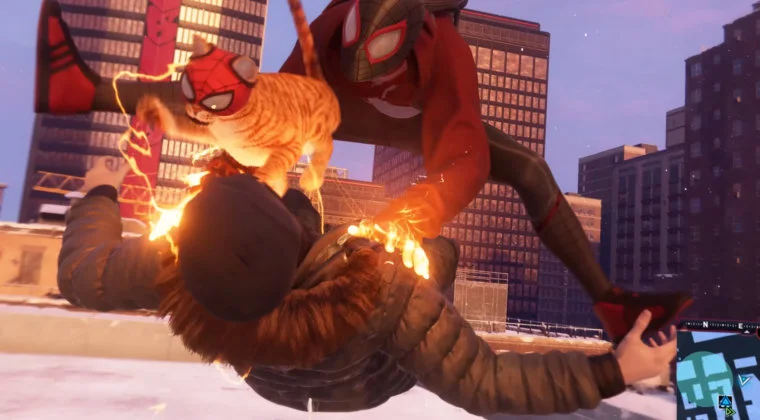 Imagen de Marvel's Spider-Man: Miles Morales revela a Spider-Cat en un nuevo y adorable traje
