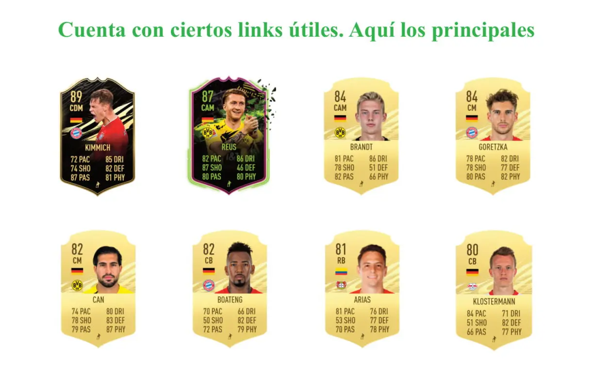 FIFA 21 Ultimate Team Bellarabi link verde