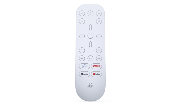 Imagen de Confirmado el diseño del mando a distancia de PS5; habrá botones de Netflix, Disney+ y más