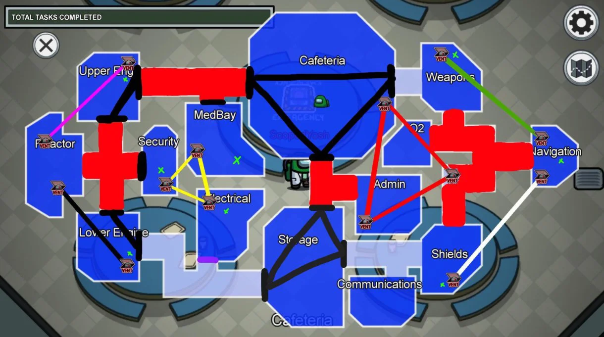 mapa among us