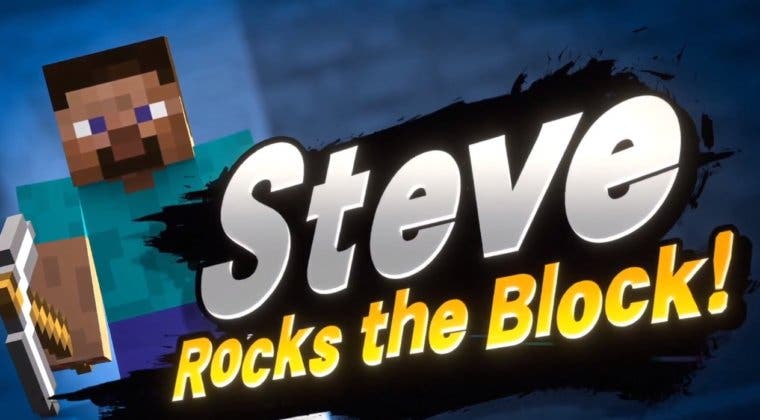 Imagen de Steve y varios personajes de Minecraft se unen al plantel de Super Smash Bros. Ultimate